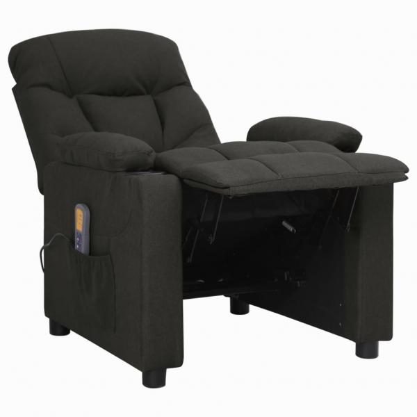Massagesessel Schwarz Stoff