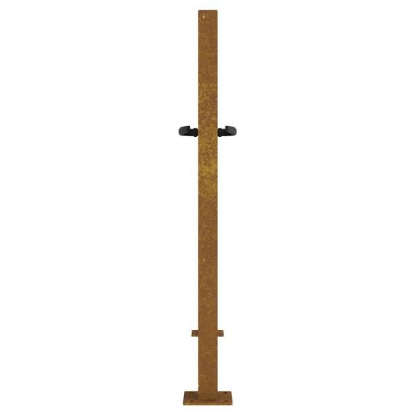 Gartentor 105x80 cm Cortenstahl Quadratisches Design