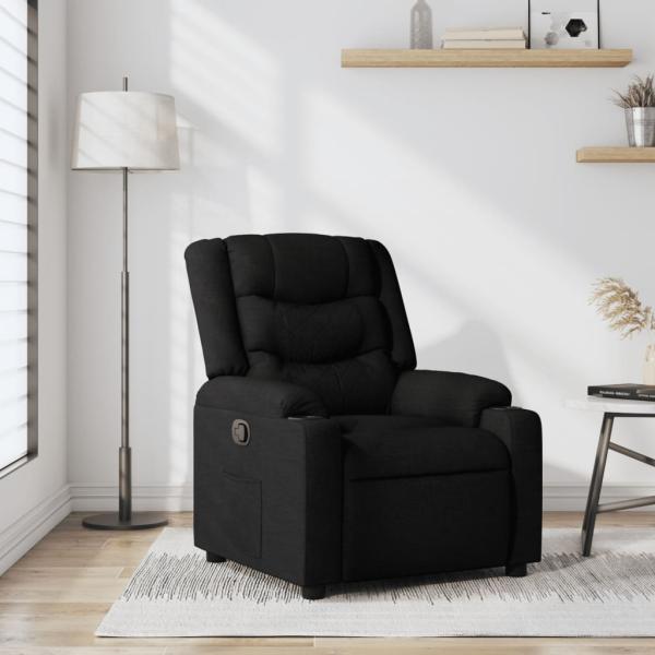 ARDEBO.de - Relaxsessel Schwarz Stoff