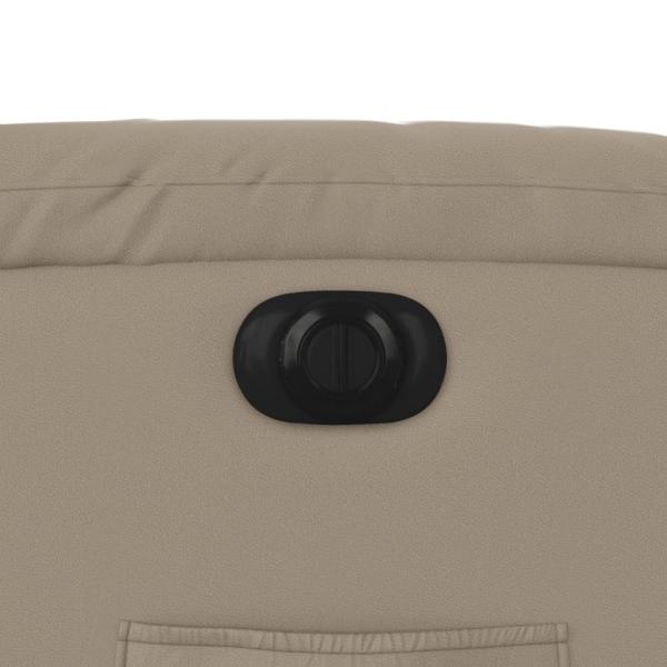 Relaxsessel Elektrisch Cappuccino-Braun Kunstleder