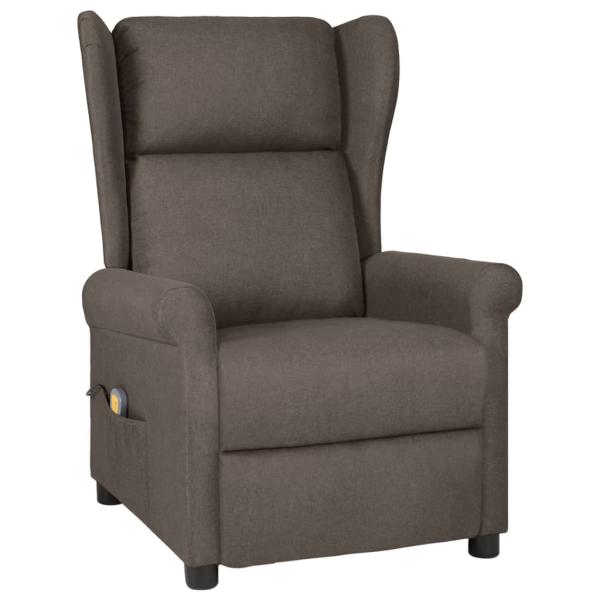 ARDEBO.de - Massagesessel Braun Stoff