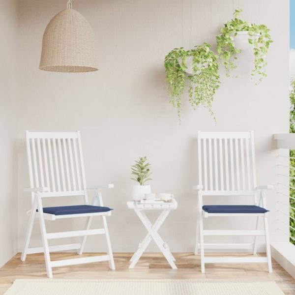 ARDEBO.de - Palettenkissen 2 Stk. Marineblau 50x50x3 cm Oxford-Gewebe