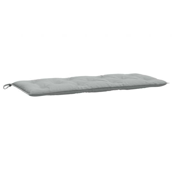 Gartenbank-Auflage Melange Hellgrau 120x50x7 cm Stoff