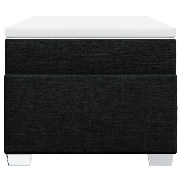 Boxspringbett mit Matratze Schwarz 90x190 cm Stoff