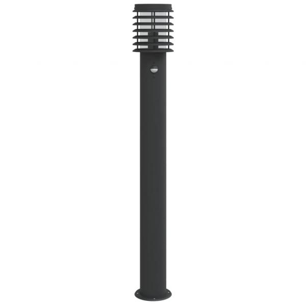 Wegeleuchte mit Bewegungsmelder Schwarz 110 cm Edelstahl