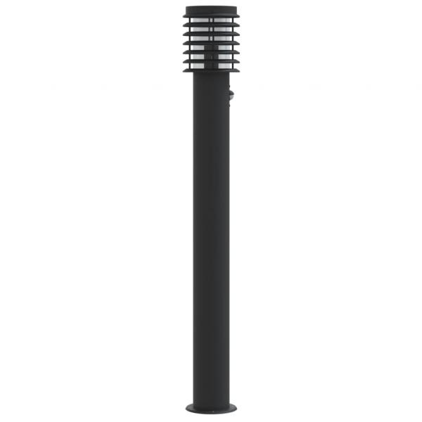 Wegeleuchte mit Bewegungsmelder Schwarz 110 cm Edelstahl
