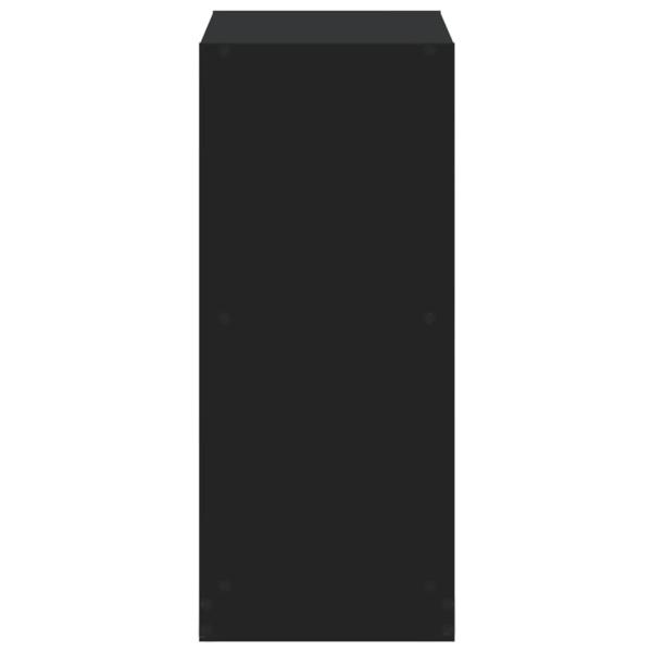 Bücherregal Schwarz 68,5x32x75 cm Holzwerkstoff