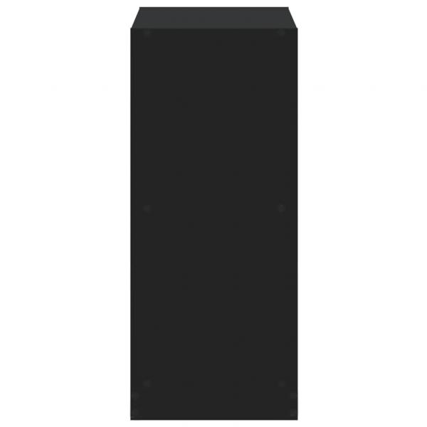 Bücherregal Schwarz 68,5x32x75 cm Holzwerkstoff