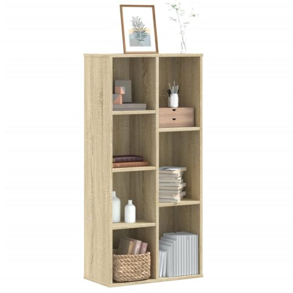 ARDEBO.de - Bücherregal Sonoma-Eiche 50x25x105 cm Holzwerkstoff