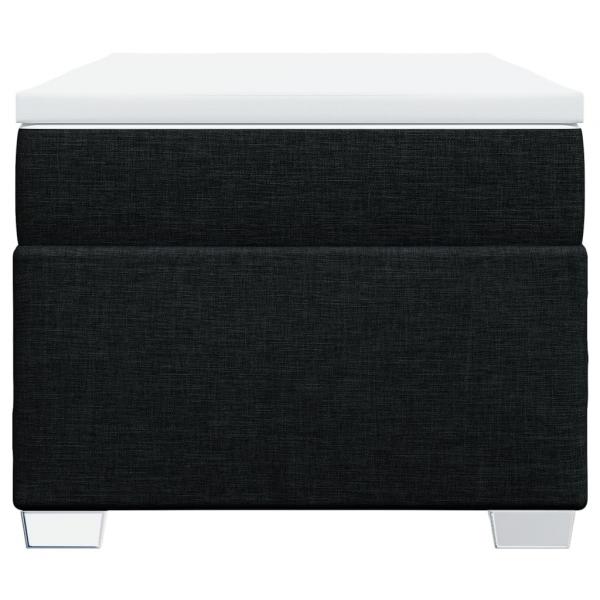 Boxspringbett mit Matratze Schwarz 90x190 cm Stoff