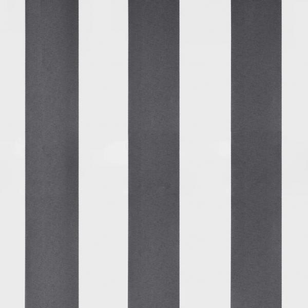 Markise Automatisch Anthrazit und Weiß 500x350 cm