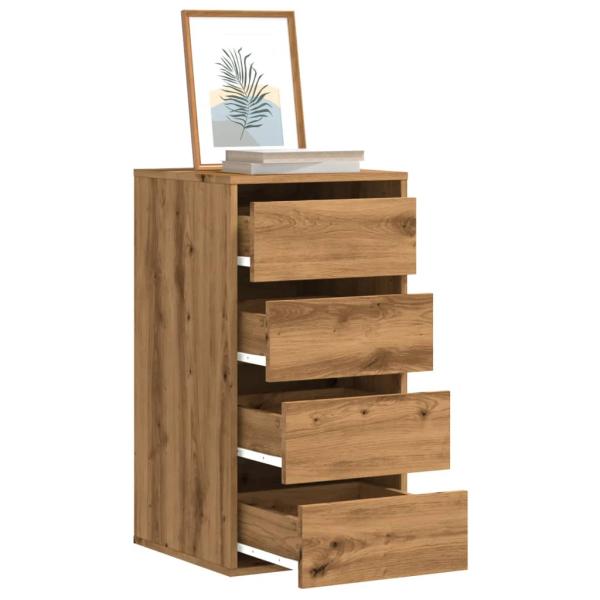 ARDEBO.de - Kommode Artisan-Eiche 40x41x76 cm Holzwerkstoff
