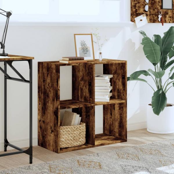 Bücherregal Räuchereiche 68,5x32x68,5 cm Holzwerkstoff