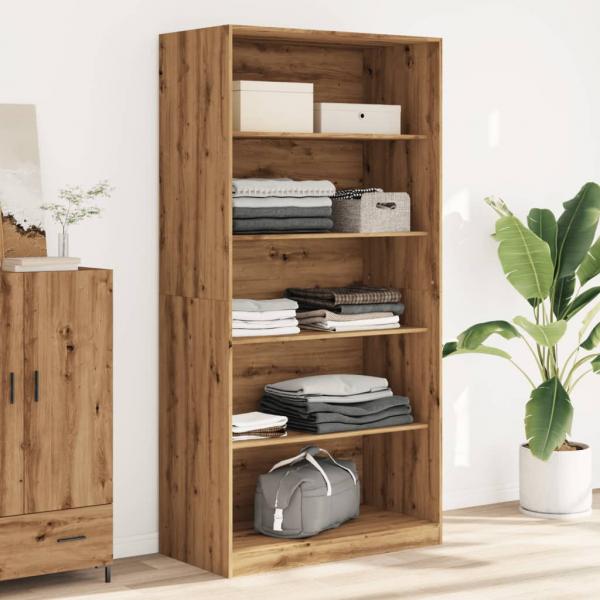 ARDEBO.de - Kleiderschrank Artisan-Eiche 100x50x200 cm Holzwerkstoff