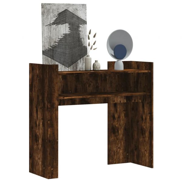 ARDEBO.de - Konsolentisch Räuchereiche 100x35x90 cm Holzwerkstoff