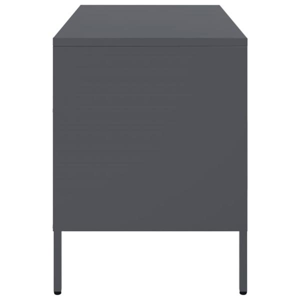 TV-Schränke 2 Stk. Anthrazit 68x39x50,5 cm Stahl