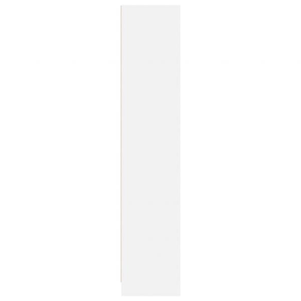 Bücherregal Weiß 57x28,5x107,5 cm Holzwerkstoff