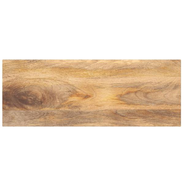 ARDEBO.de - Tischplatte 80x20x2,5 cm Rechteckig Massivholz Mango