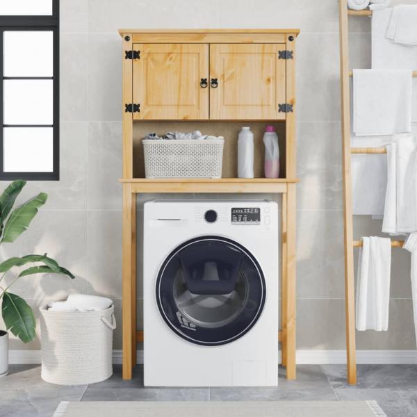 ARDEBO.de - Waschmaschinenschrank Corona Massivholz Kiefer