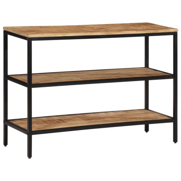 Konsolentisch 100x35x70 cm Raues Massivholz Mango