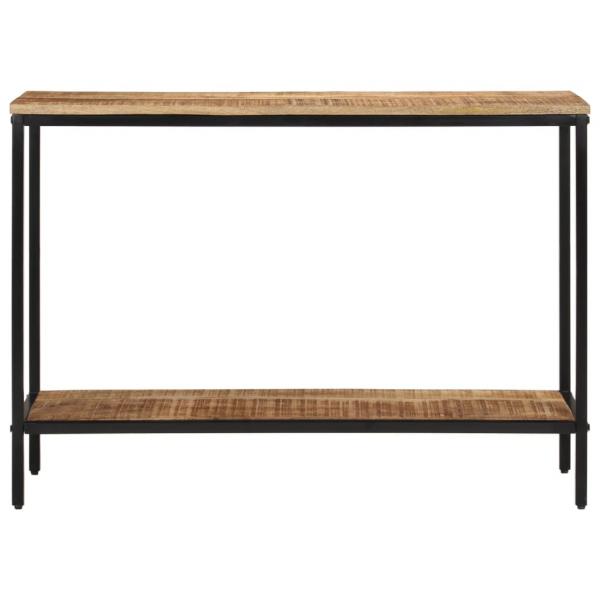 Konsolentisch 100x35x70 cm Raues Massivholz Mango