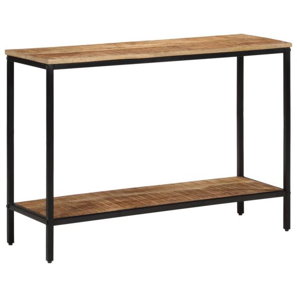 Konsolentisch 100x35x70 cm Raues Massivholz Mango