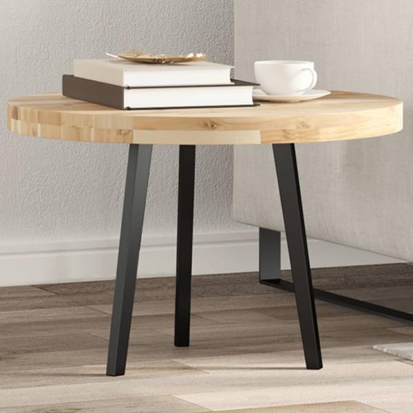 ARDEBO.de - Tischplatte Rund Ø60x4 cm Massivholz Akazie
