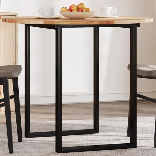 ARDEBO.de - Tischplatte Rund Ø90x2 cm Massivholz Akazie