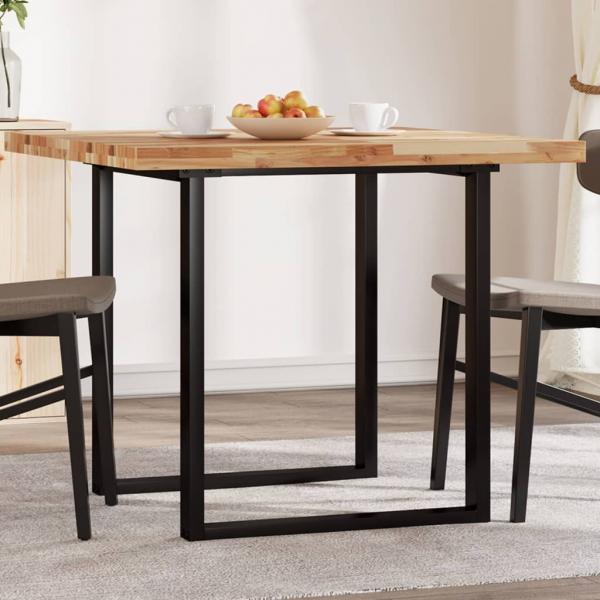 ARDEBO.de - Tischplatte Quadratisch 90x90x4 cm Massivholz Akazie
