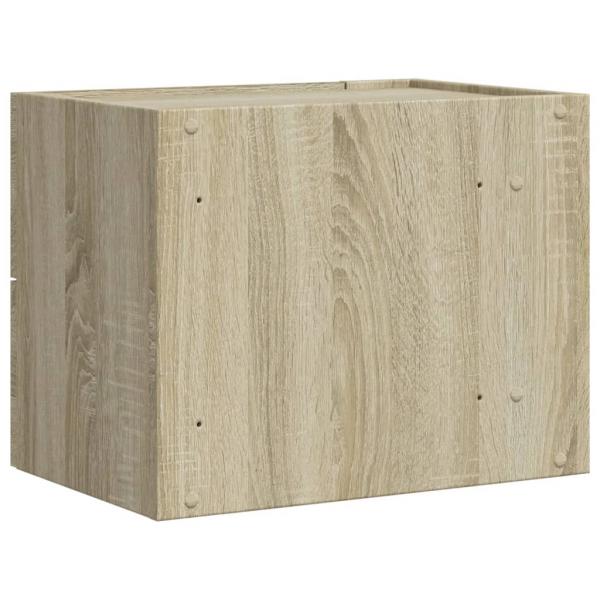 Wand-Nachttische 2 Stk. Sonoma-Eiche 45x30x35 cm