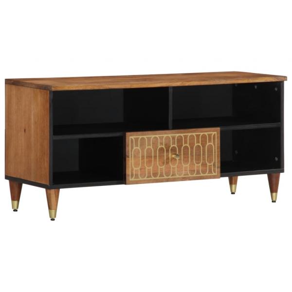 ARDEBO.de - TV-Schrank 100x33x46 cm Massivholz Mango