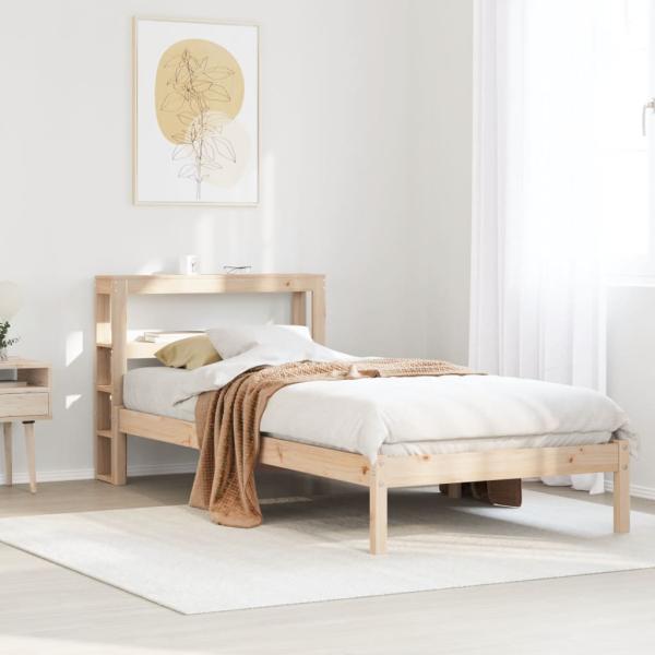 ARDEBO.de - Massivholzbett ohne Matratze 100x200 cm Kiefernholz