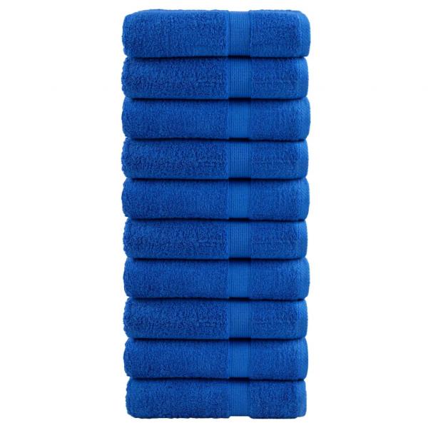 ARDEBO.de - Premium-Handtücher SOLUND 10 Stk. Blau 50x100cm 600 g/m²