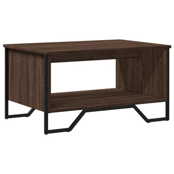 ARDEBO.de - Couchtisch Braun Eichen-Optik 75x51x40 cm Holzwerkstoff