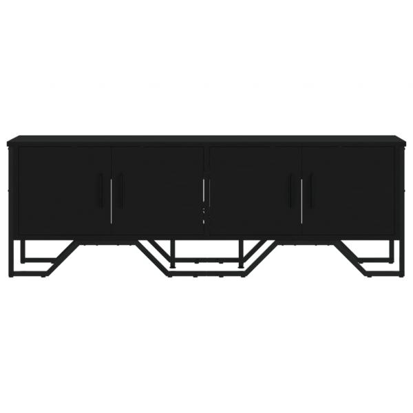 TV-Schrank Schwarz 122x34x41 cm Holzwerkstoff