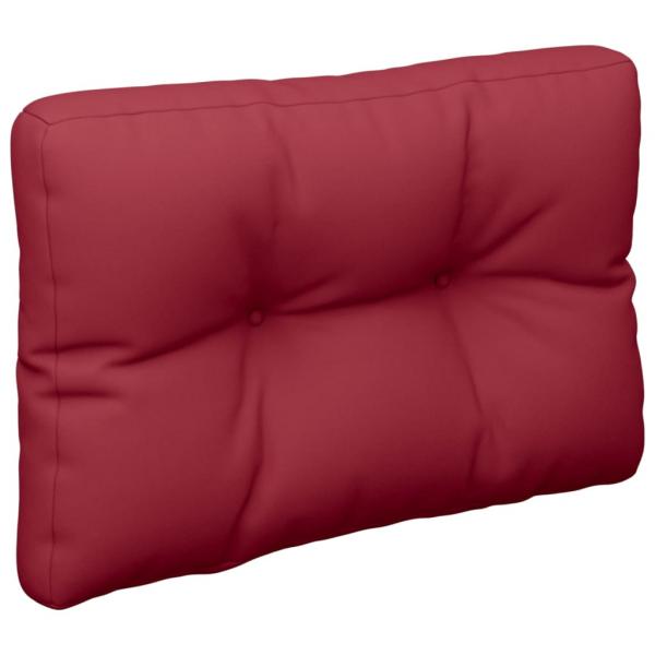 Palettenkissen Weinrot 50x40x12 cm Stoff