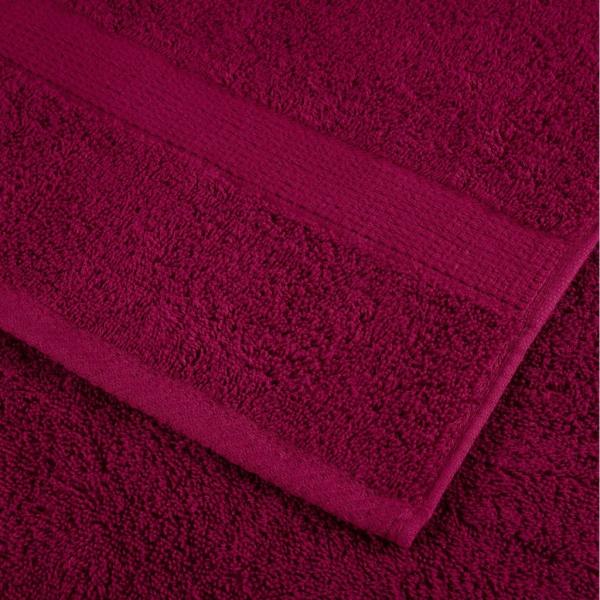 8 tlg. Premium-Handtuch-Set SOLUND Bordeaux 600 g/m²