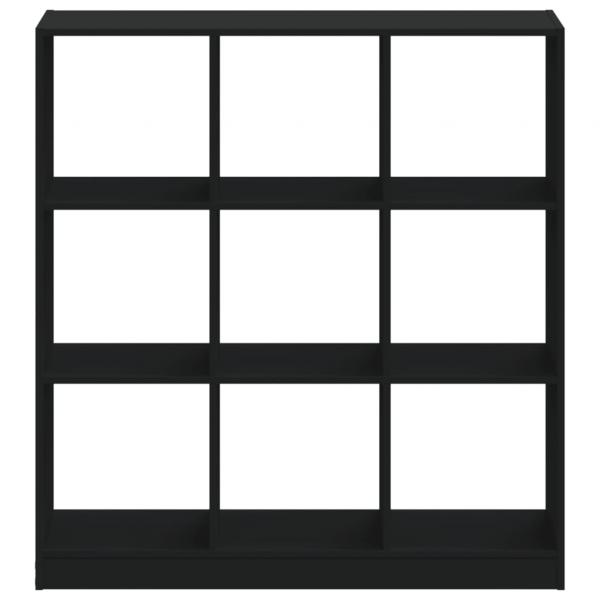 Bücherregal Schwarz 102x32x108 cm Holzwerkstoff