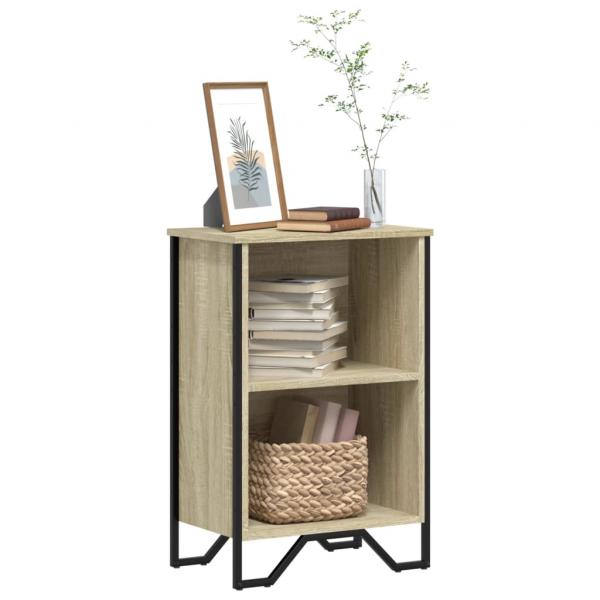 ARDEBO.de - Bücherregal Sonoma-Eiche 50x31x74,5 cm Holzwerkstoff