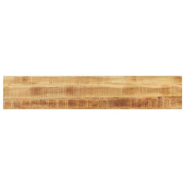 ARDEBO.de - Tischplatte 180x20x2,5 cm Rechteckig Raues Massivholz Mango