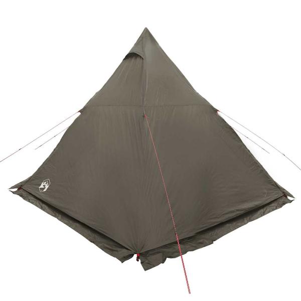 Tipi-Familienzelt 6 Personen Braun Wasserdicht