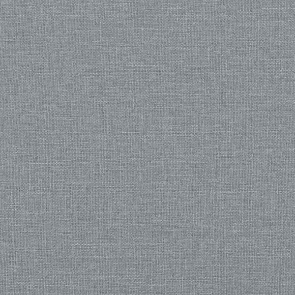 Bettgestell ohne Matratze Hellgrau 100x200 cm Stoff