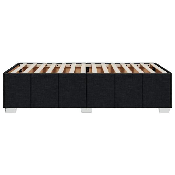 Bettgestell ohne Matratze Schwarz 100x200 cm Stoff