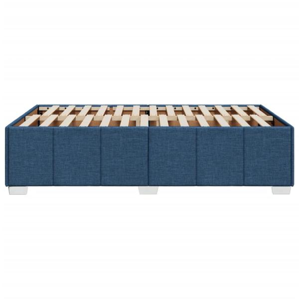 Bettgestell Blau 120x190 cm Stoff