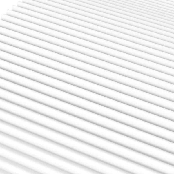 Schaumstoffmatratze Weiß 160x220 cm Härtegrad H2 H3