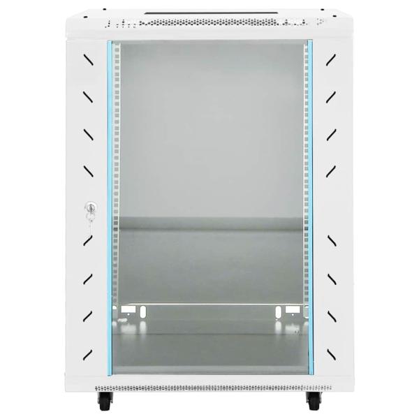 15U Netzwerkschrank 19" IP20 Grau 53x40x80 cm