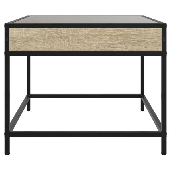 Couchtisch mit Infinity-LED Sonoma-Eiche 70x50x41 cm