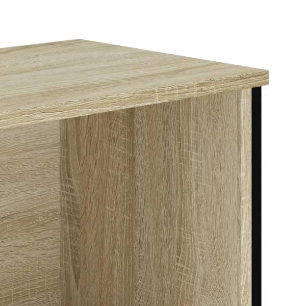 Schuhregal Sonoma-Eiche 90x38x45,5 cm Holzwerkstoff