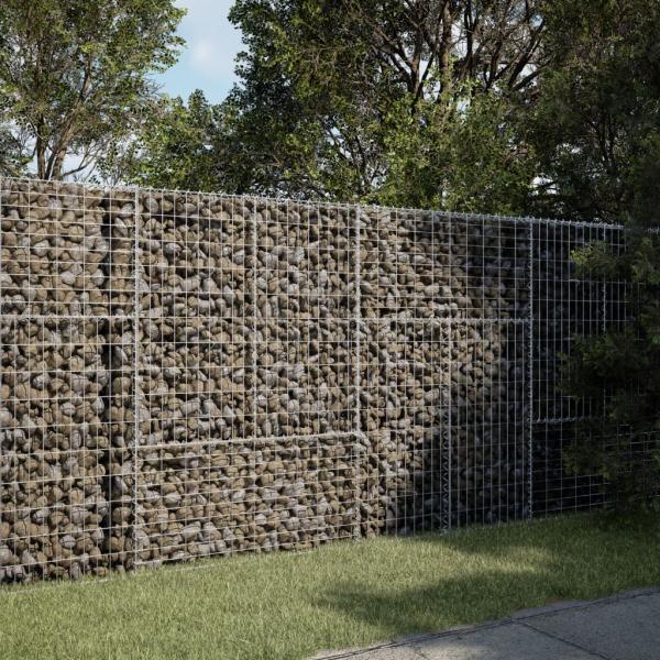 ARDEBO.de - Gabione mit Deckel 200x100x150 cm Verzinktes Eisen