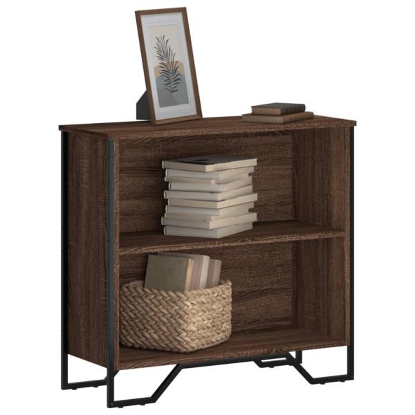 ARDEBO.de - Bücherregal Braun Eichen-Optik 80x31x74,5 cm Holzwerkstoff